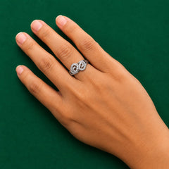 Infinity Sparkle Crystal Ring