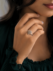 Lucky Turtle Charm Ring