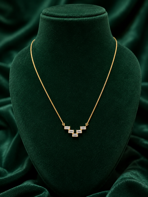Crystal Cascade V Necklace