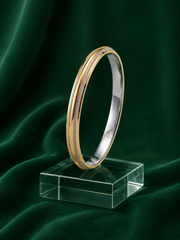 Aurora Dual-Tone Elegance Bangle