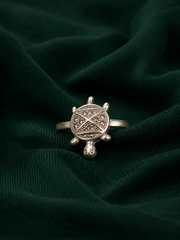 Lucky Turtle Charm Ring